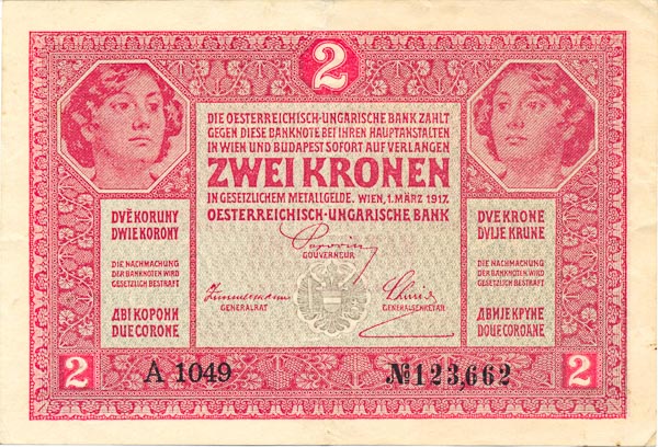 2 Corona 1917 A 1049 - front