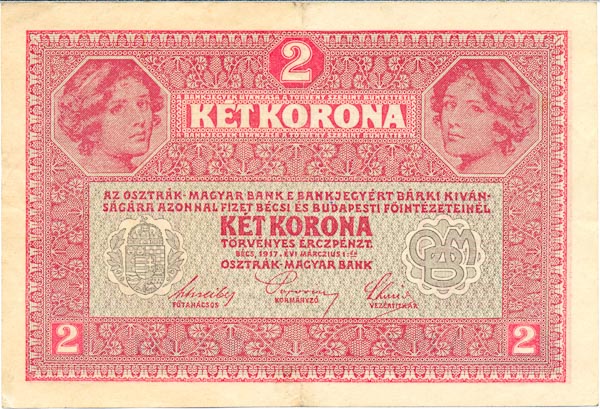 2 Corona 1917 A 1049 - back