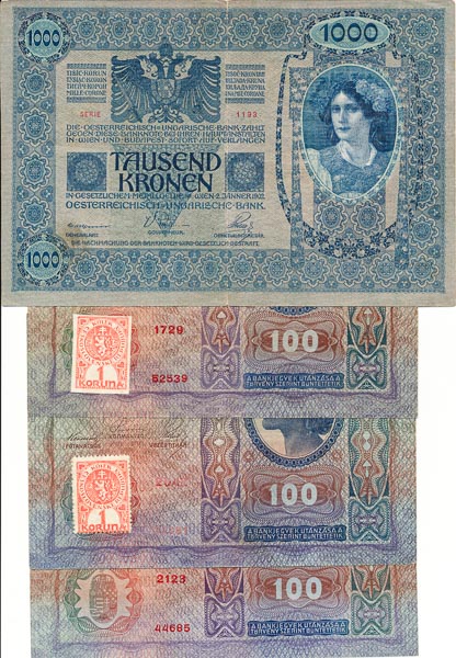Lot of banknotes (8 pcs) - front