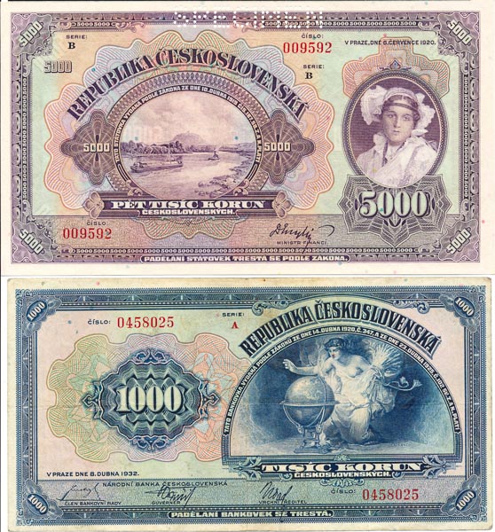 Lot of banknotes (2 pcs) - front