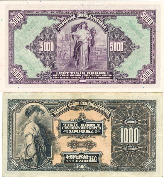 Lot of banknotes (2 pcs) - back