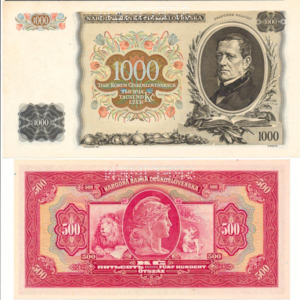 Lot of banknotes (2 pcs) - back