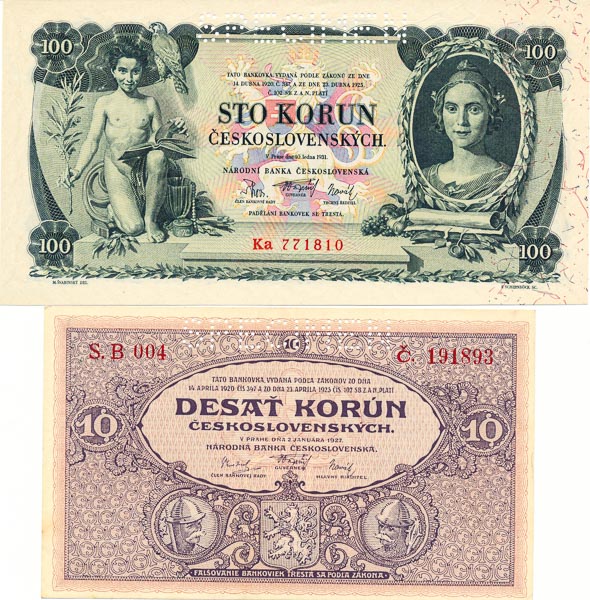 Lot of banknotes (2 pcs) - front