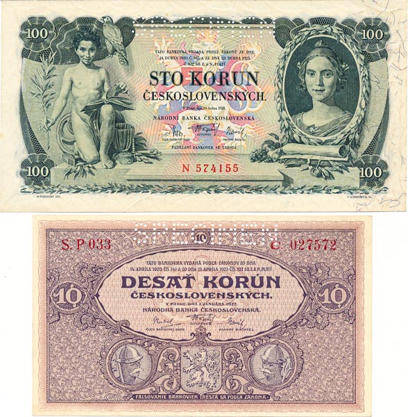 Lot of banknotes (2 pcs) - front