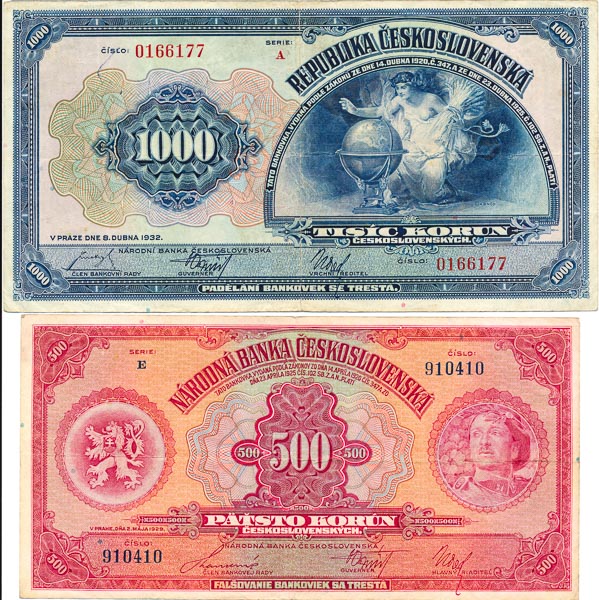 Lot of banknotes (2 pcs) - front