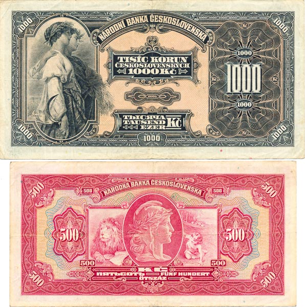 Lot of banknotes (2 pcs) - back