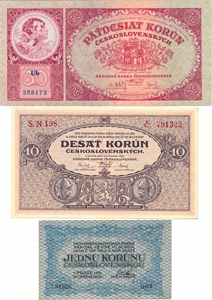 Lot of banknotes (3 pcs) - front
