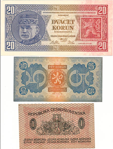 Lot of banknotes (3 pcs) - back