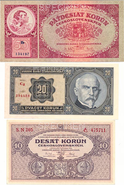 Lot of banknotes (3 pcs) - front