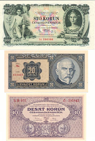 Lot of banknotes (3 pcs) - front