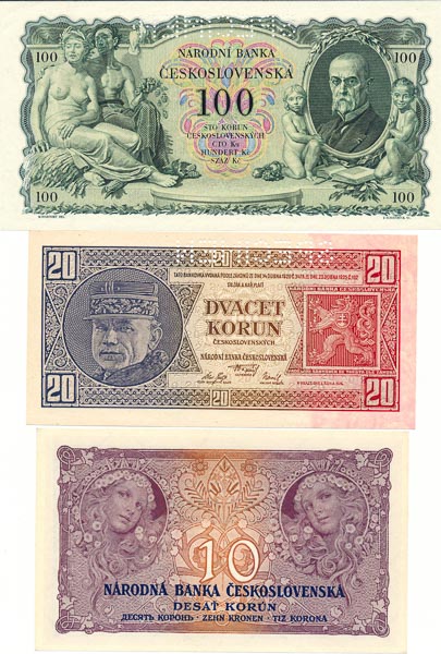 Lot of banknotes (3 pcs) - back
