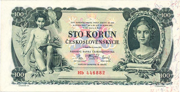100 Koruna 1931 Hb - front