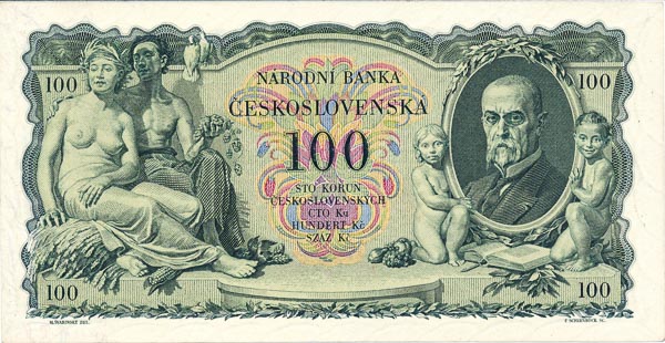 100 Koruna 1931 Hb - back