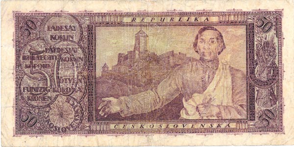 50 Koruna 1922 s. 071 - back