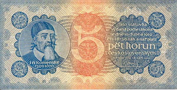 5 Koruna 1921 s. 2 - front