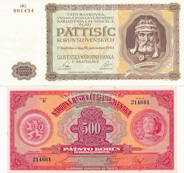 Lot of banknotes (2 pcs) - front