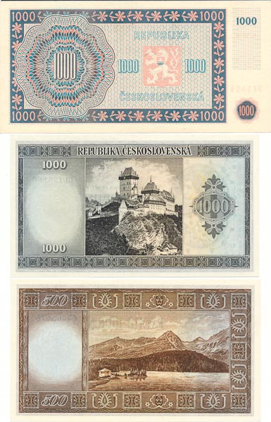Lot of banknotes (3 pcs) - back
