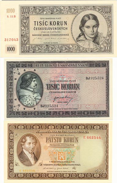Lot of banknotes (3 pcs) - front