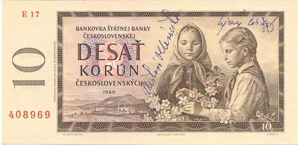 10 Koruna 1960 E 17 - front