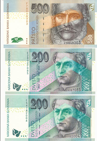 Lot of banknotes (3 pcs) - front