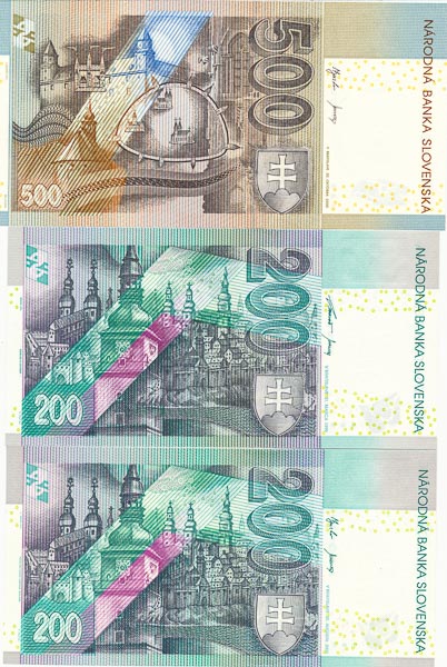 Lot of banknotes (3 pcs) - back