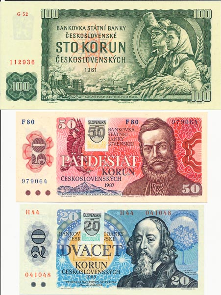 Lot of banknotes (3 pcs) - front