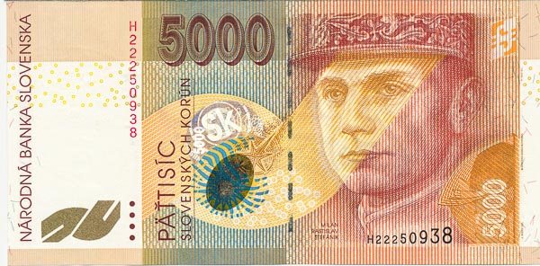 5000 Koruna 2003 H - front