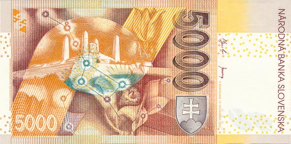 5000 Koruna 2003 H - back