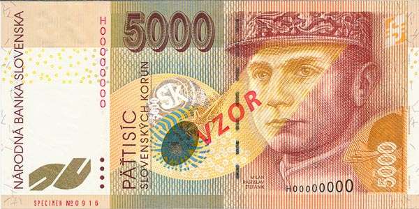 5000 Koruna 2003 H (annulus) - front