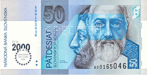 50 Sk 1993 A (bankovní vzor) - avers