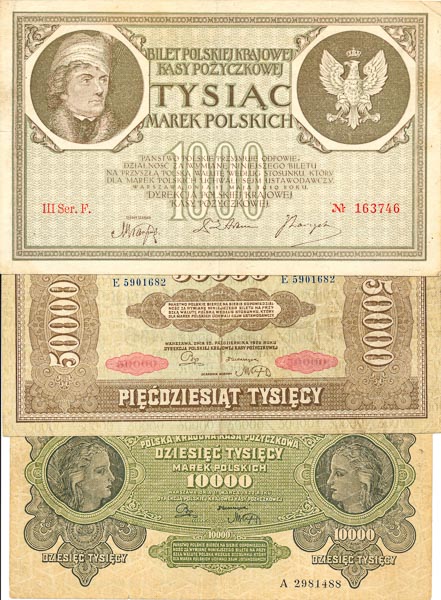 Lot of banknotes (8 pcs) - front