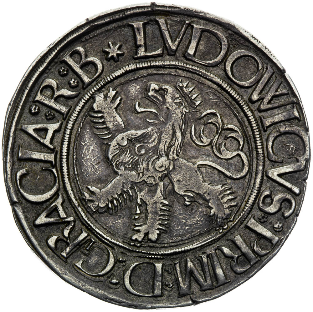 1/2 Thaler (around 1523–1524) - back