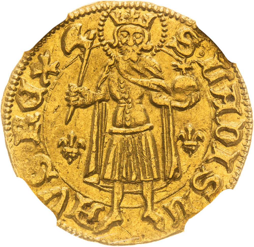 Goldgulden (1387-1389) - back