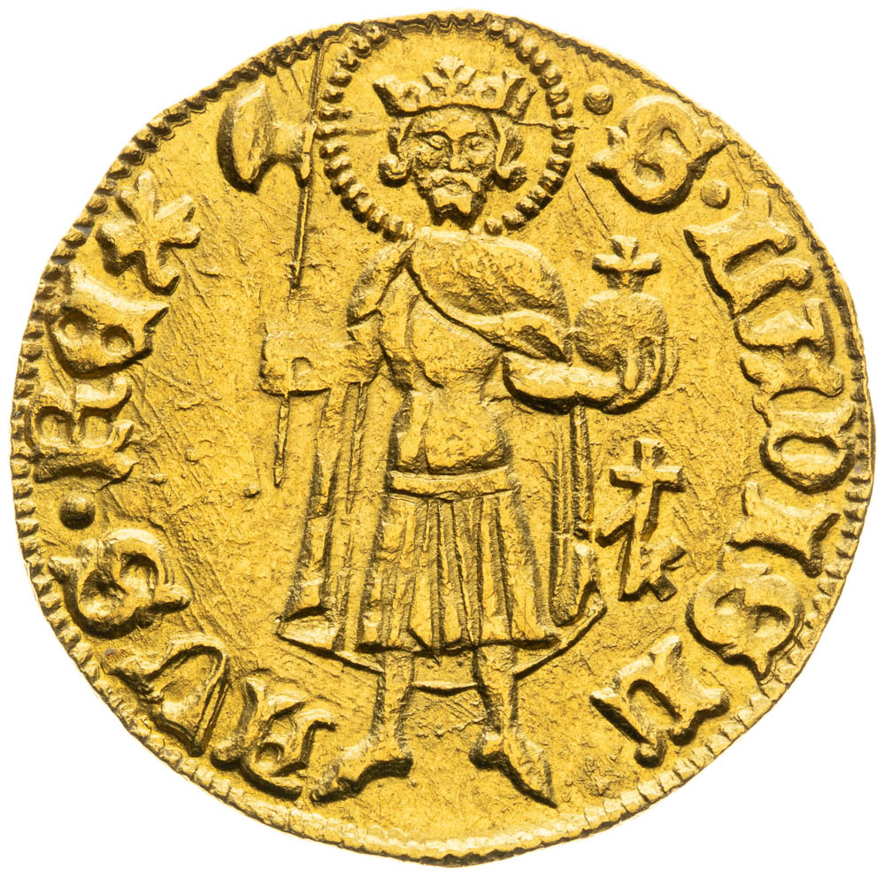 Goldgulden (around 1411) - back
