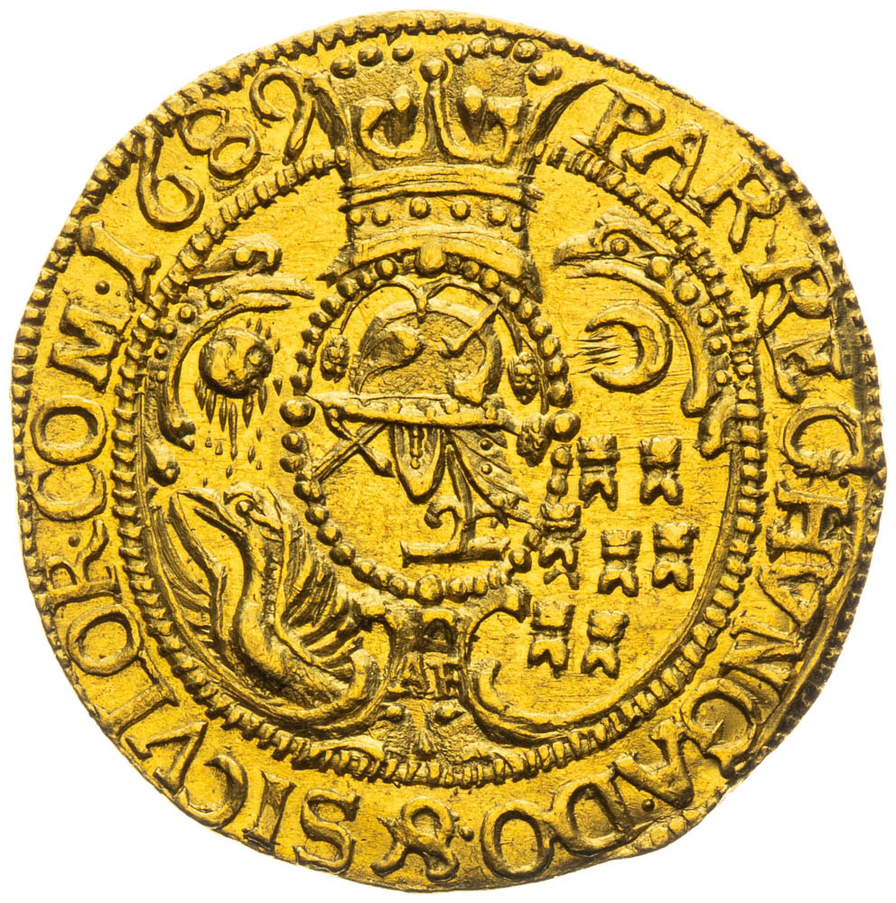 Ducat 1689 - back