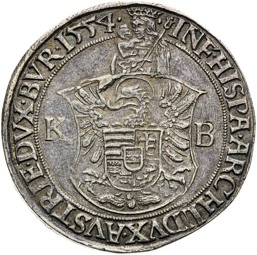 Thaler 1554 - back