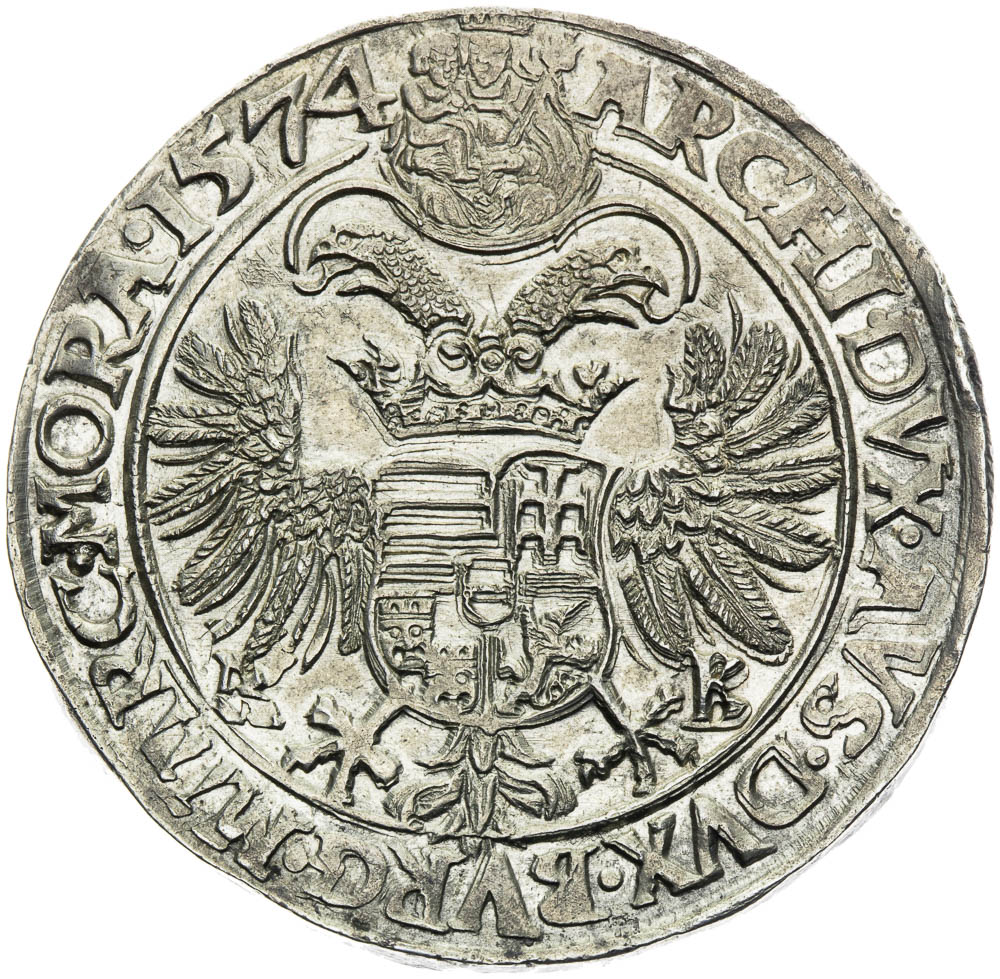 Thaler 1574 - back
