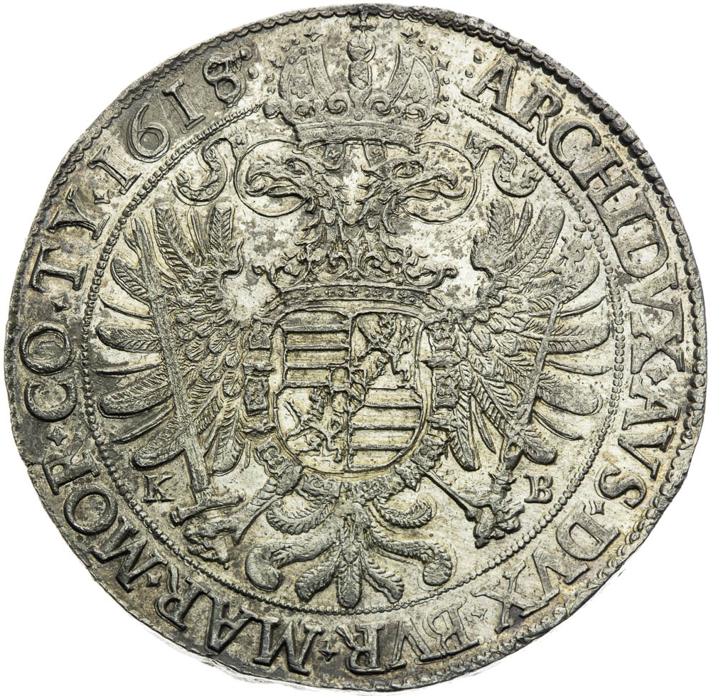 Thaler 1618 - back