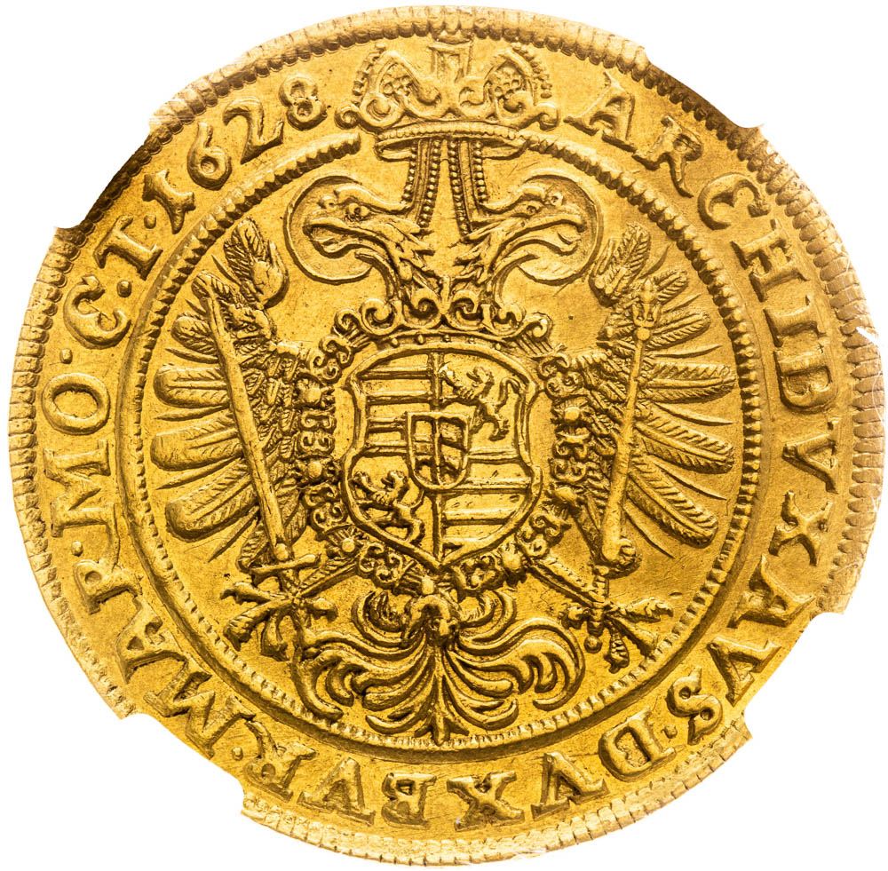 5 Ducats 1628 - back