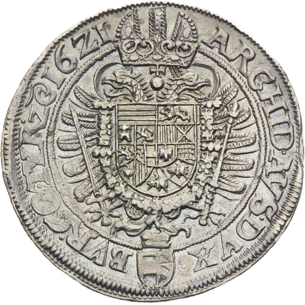 2 Thaler 1621 - back