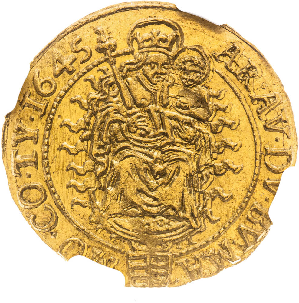 Ducat 1645 - back