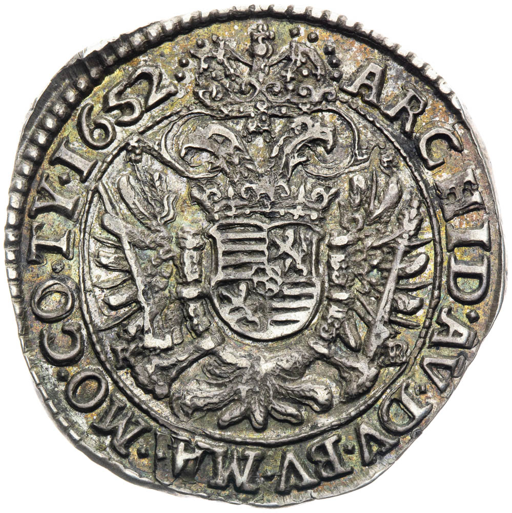 1/4 Thaler 1652 - back