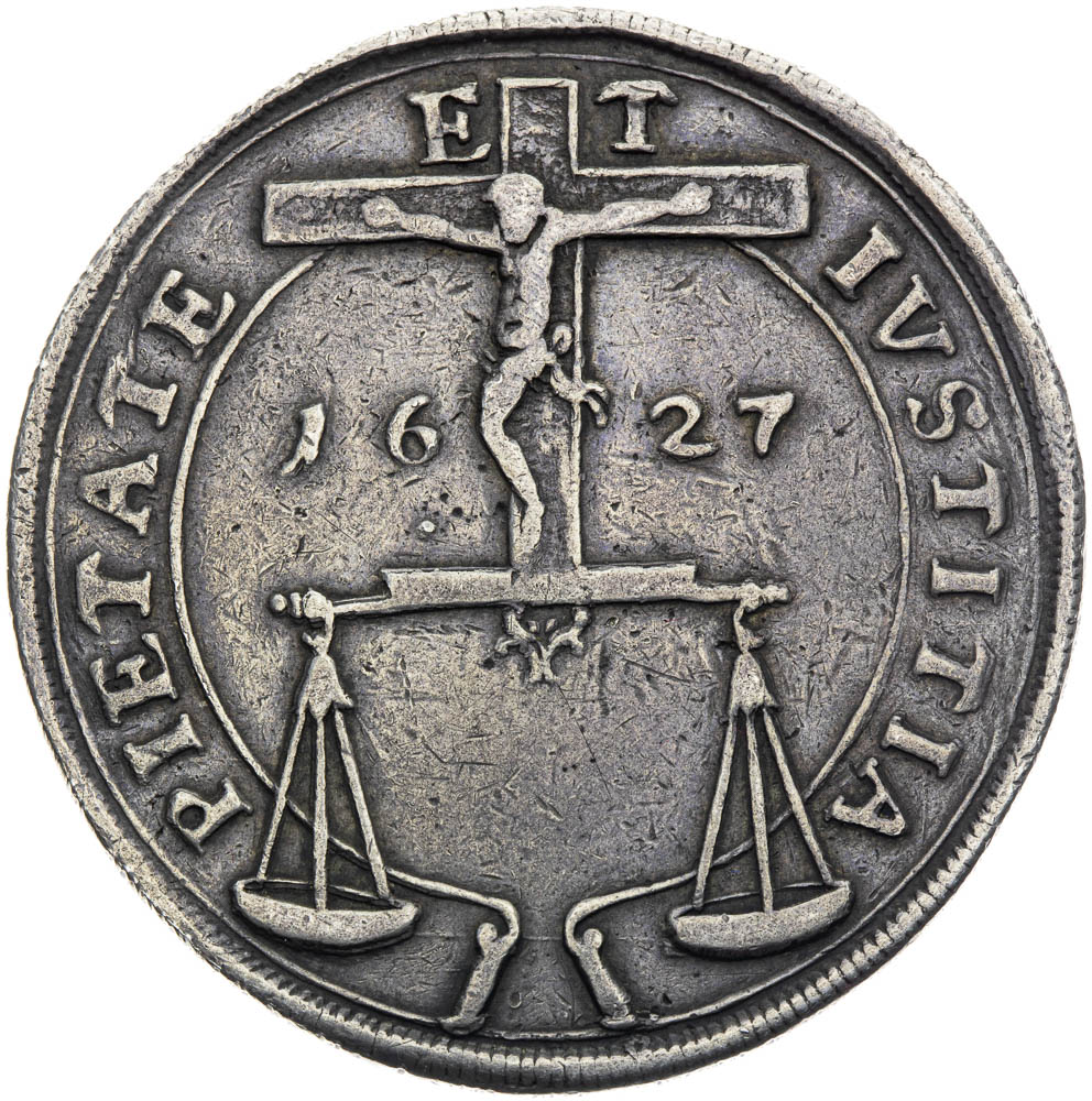 Silver Medal 1627 (Thaler) - back