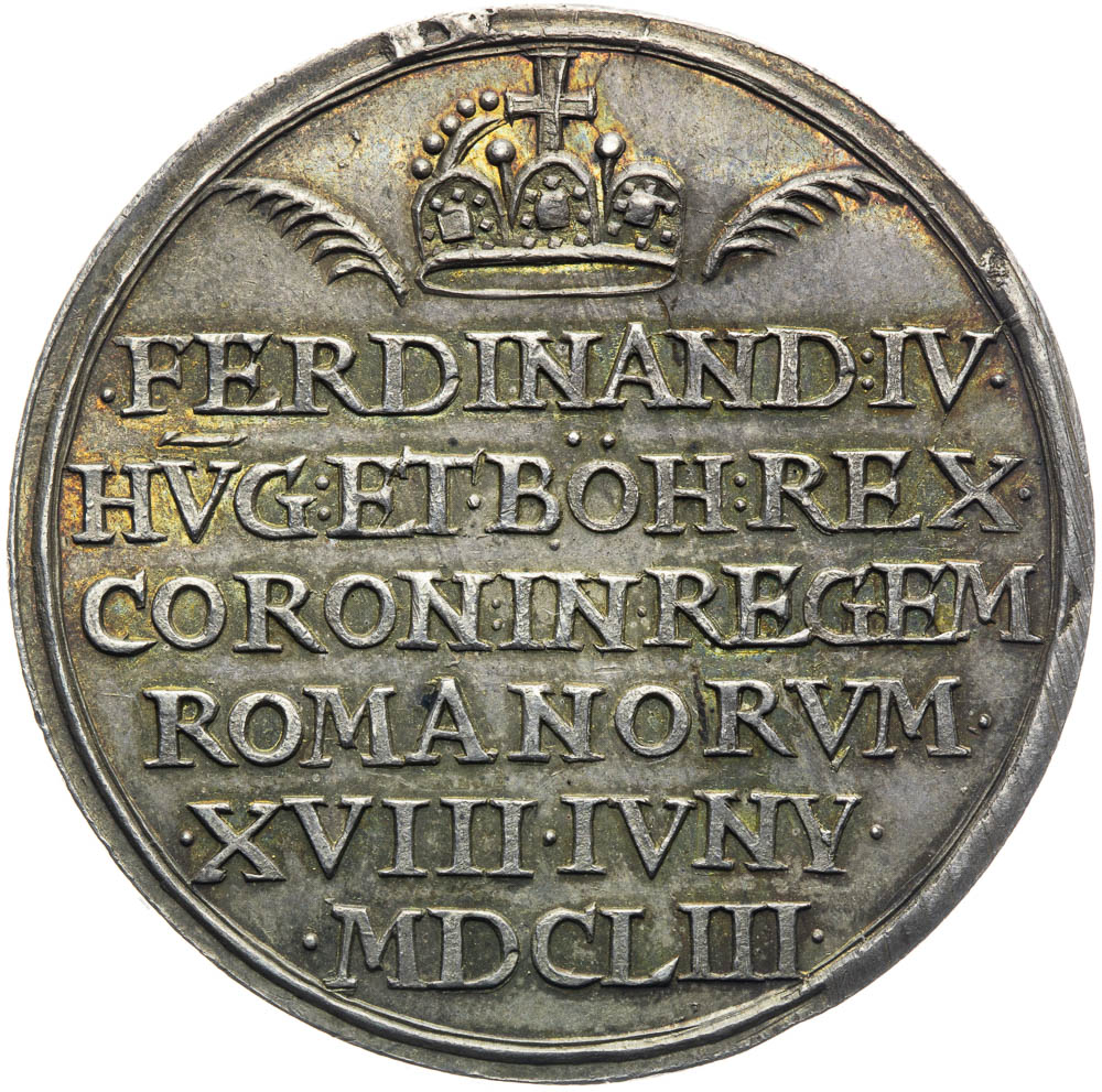 Silver medal 1653 - front