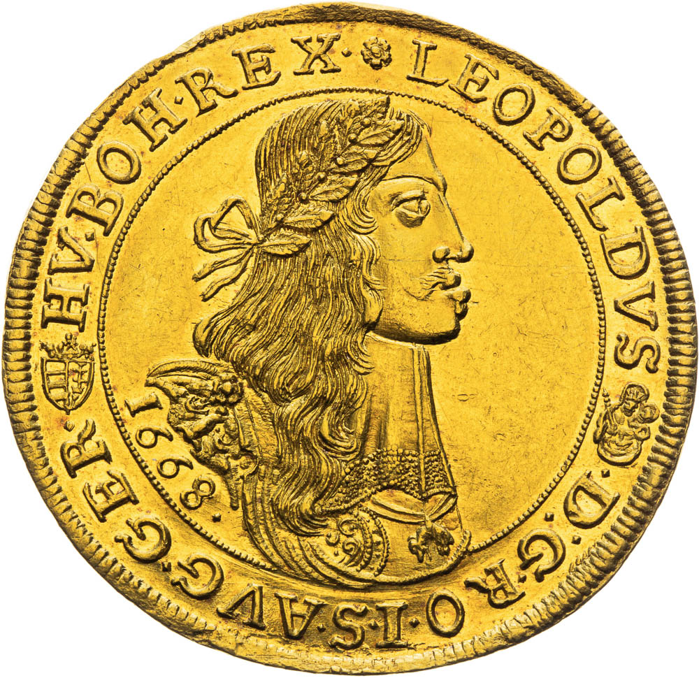 10 Ducats 1668 - front