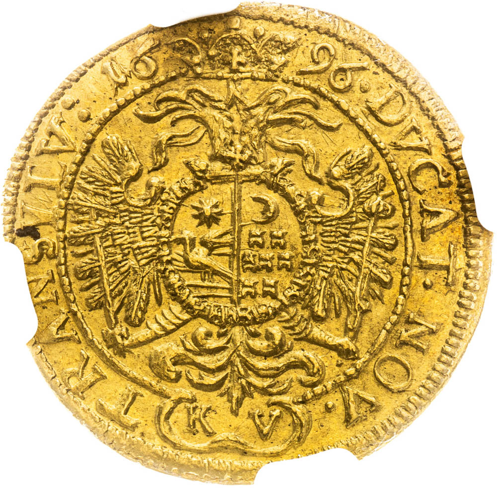 Ducat 1696 - back