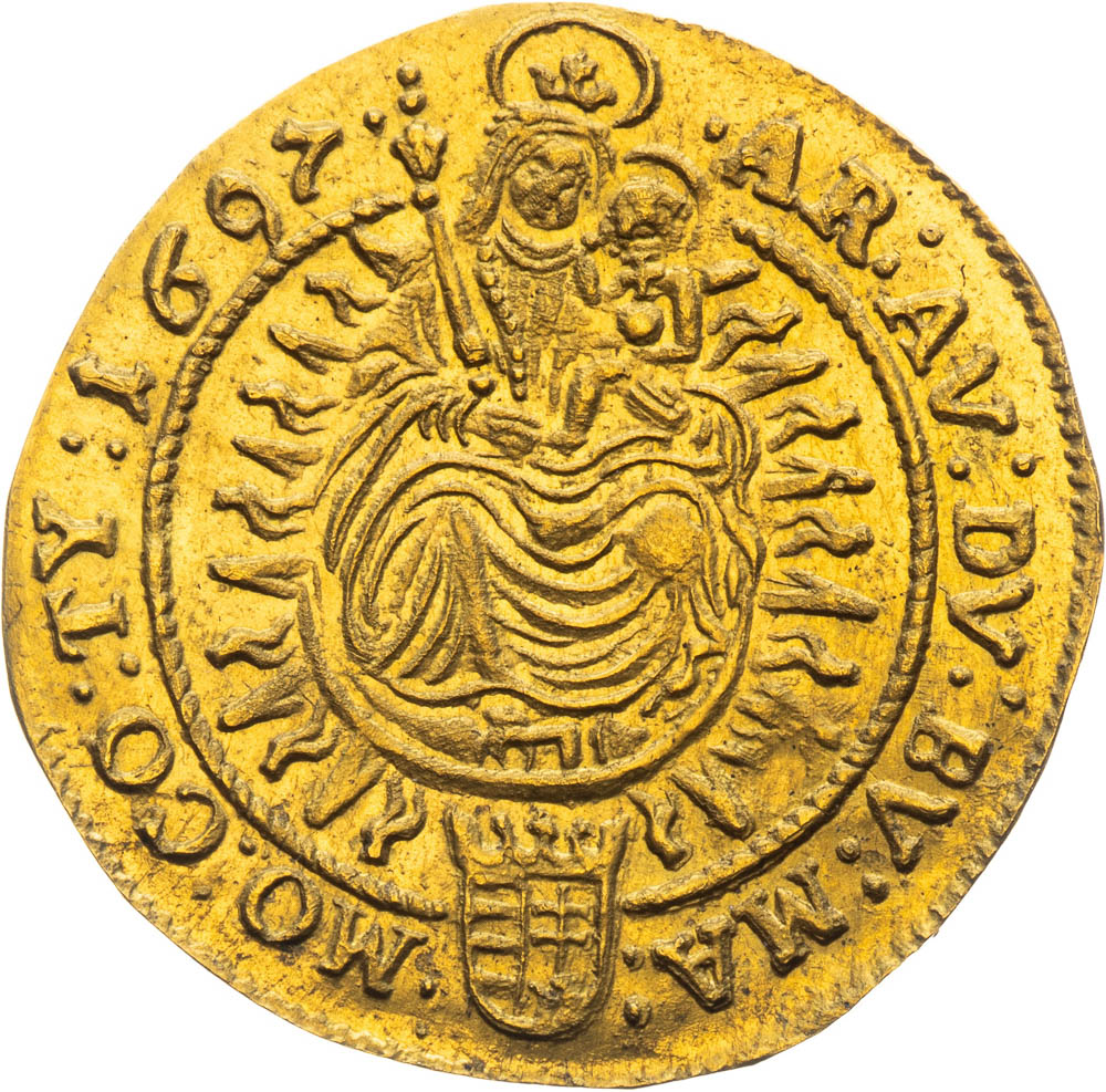 Ducat 1697 - back