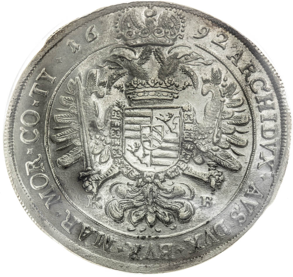Thaler 1692 - back