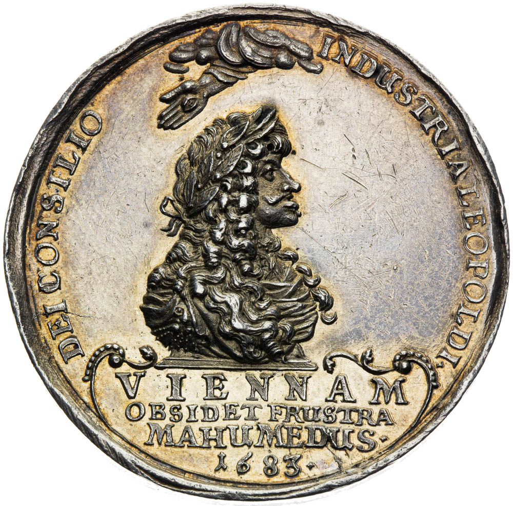 Silver medal 1683 - front