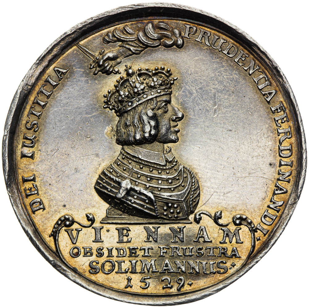 Silver medal 1683 - back